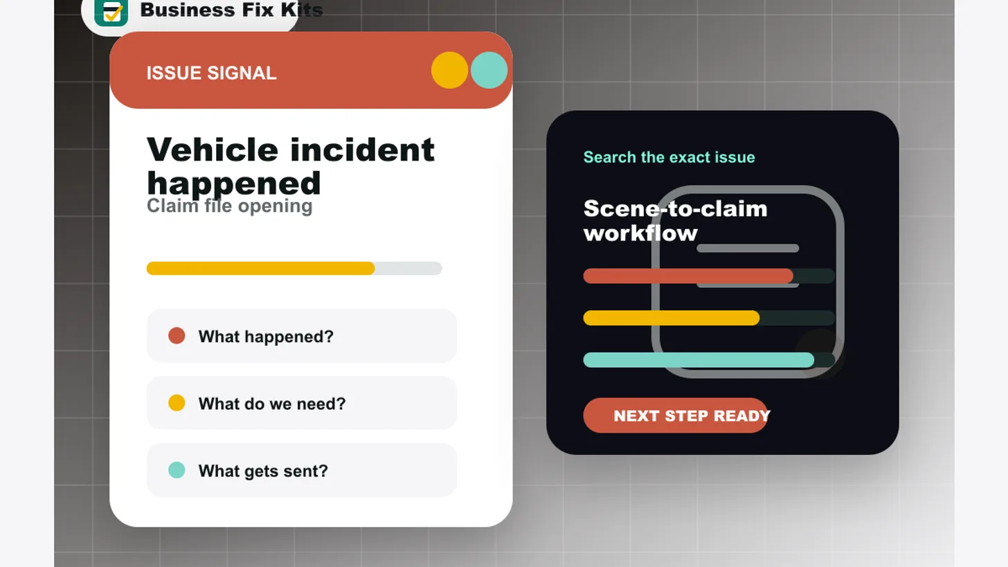 A Commercial Vehicle Accident Needs an Incident Workflow Before Insurance, Ops, and Drivers Start Guessing
