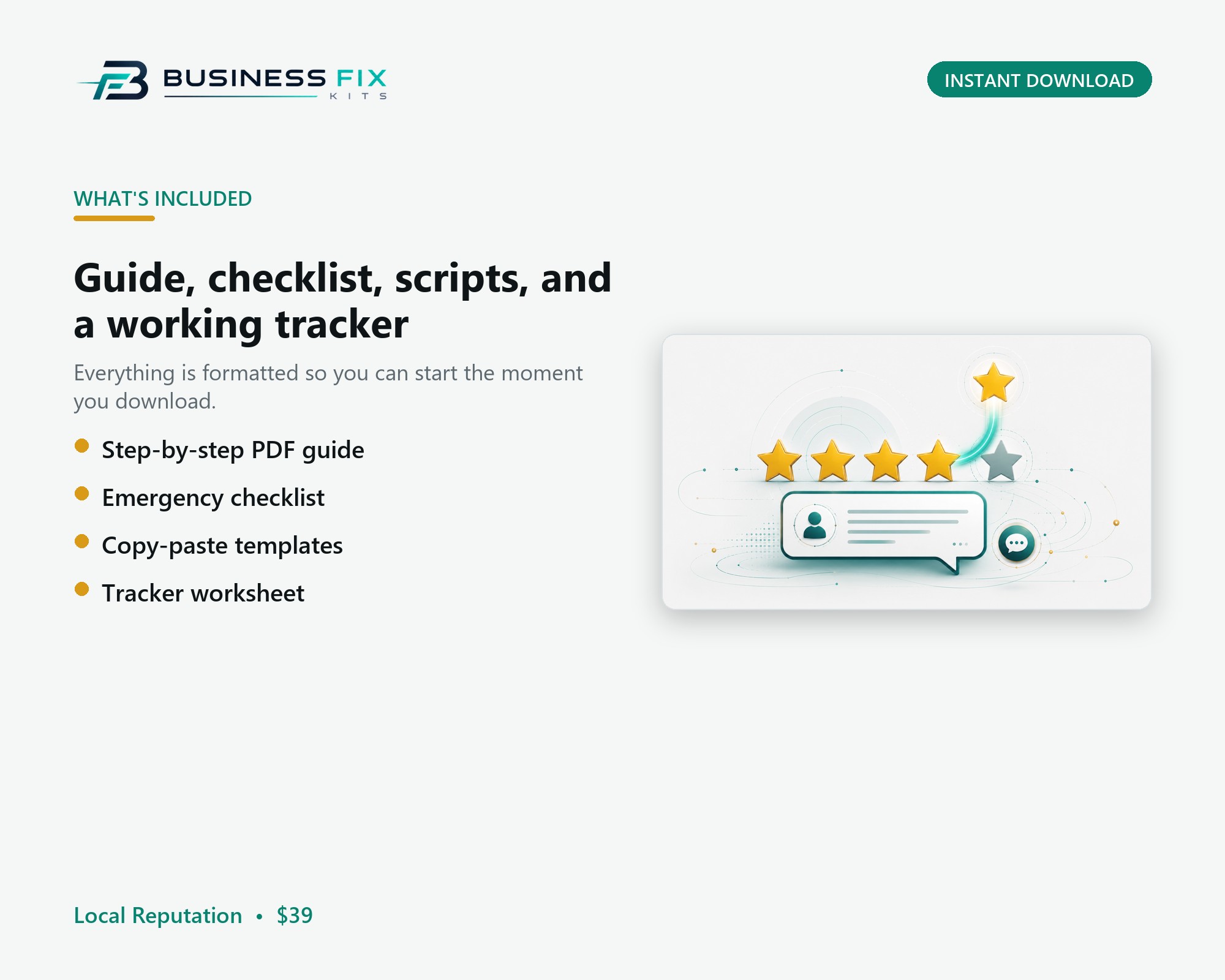 Bad Google Review Response + Recovery product photo