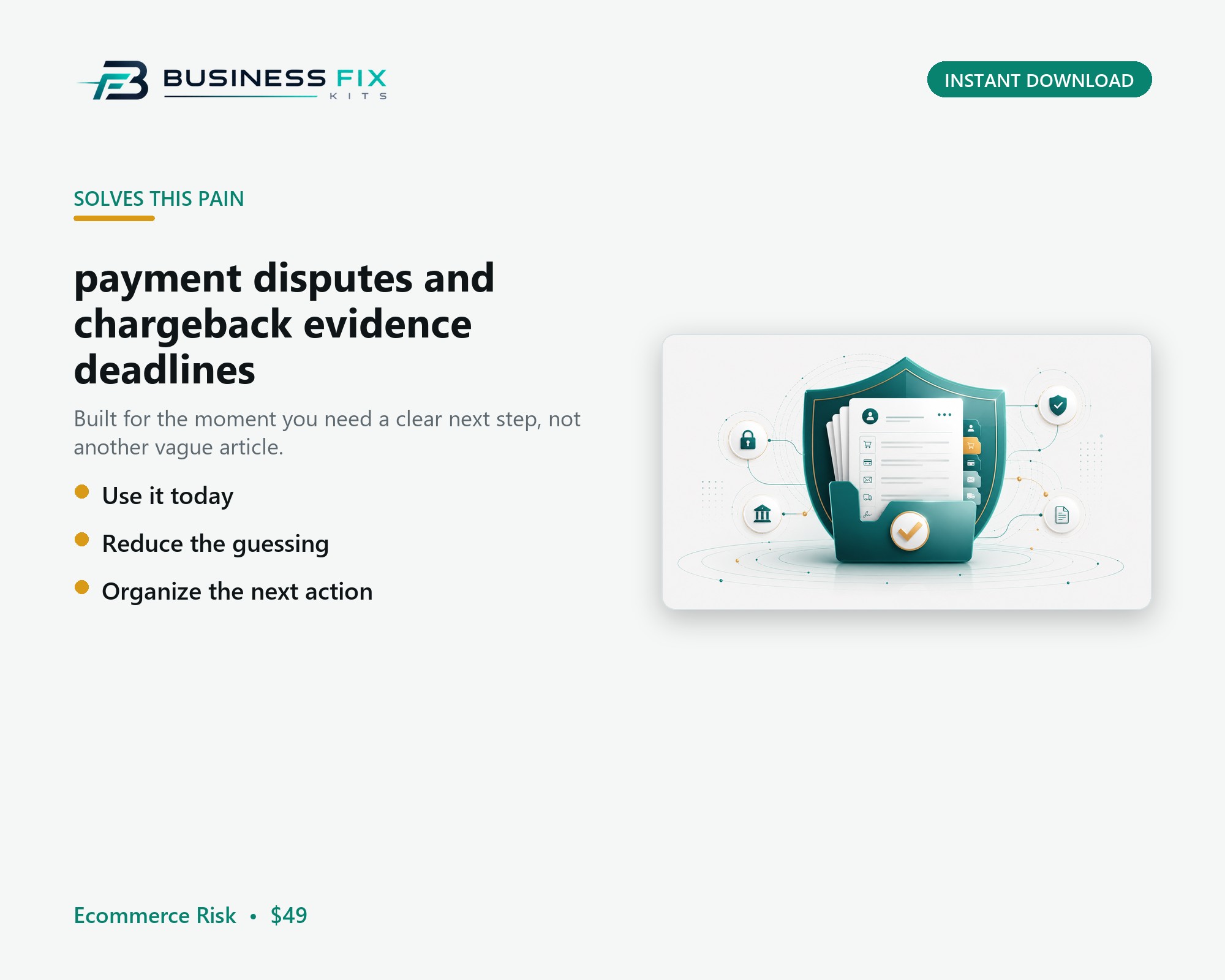 Chargeback Evidence Response product photo