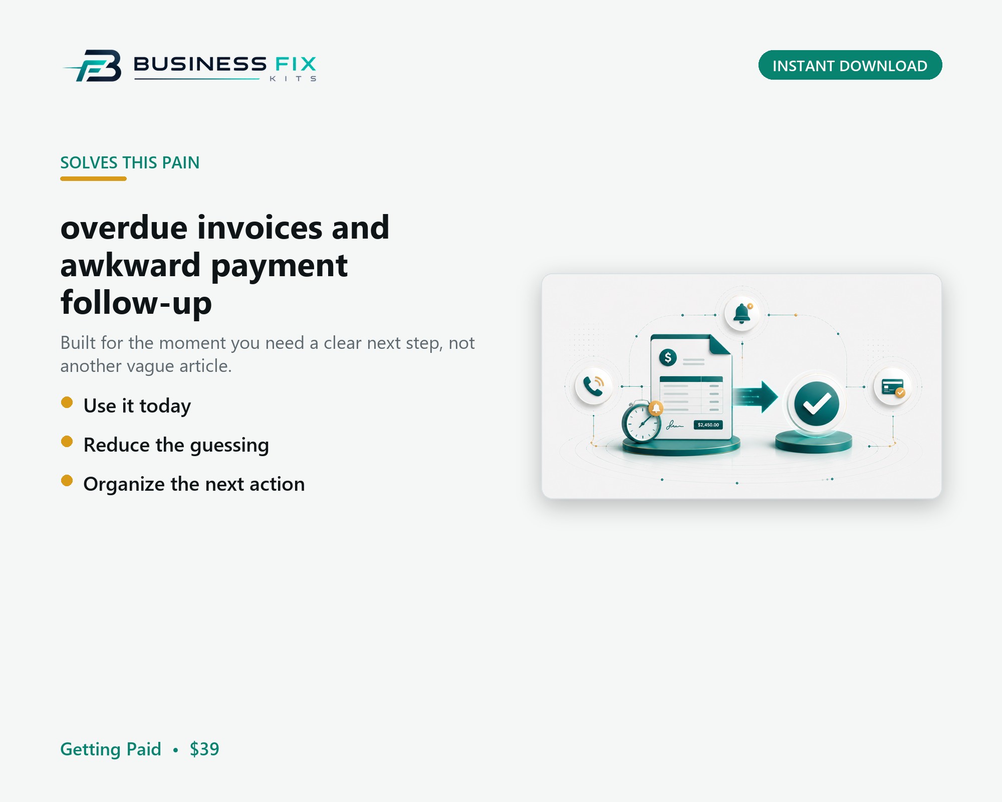 Late Invoice Collection Without Burning Relationships product photo