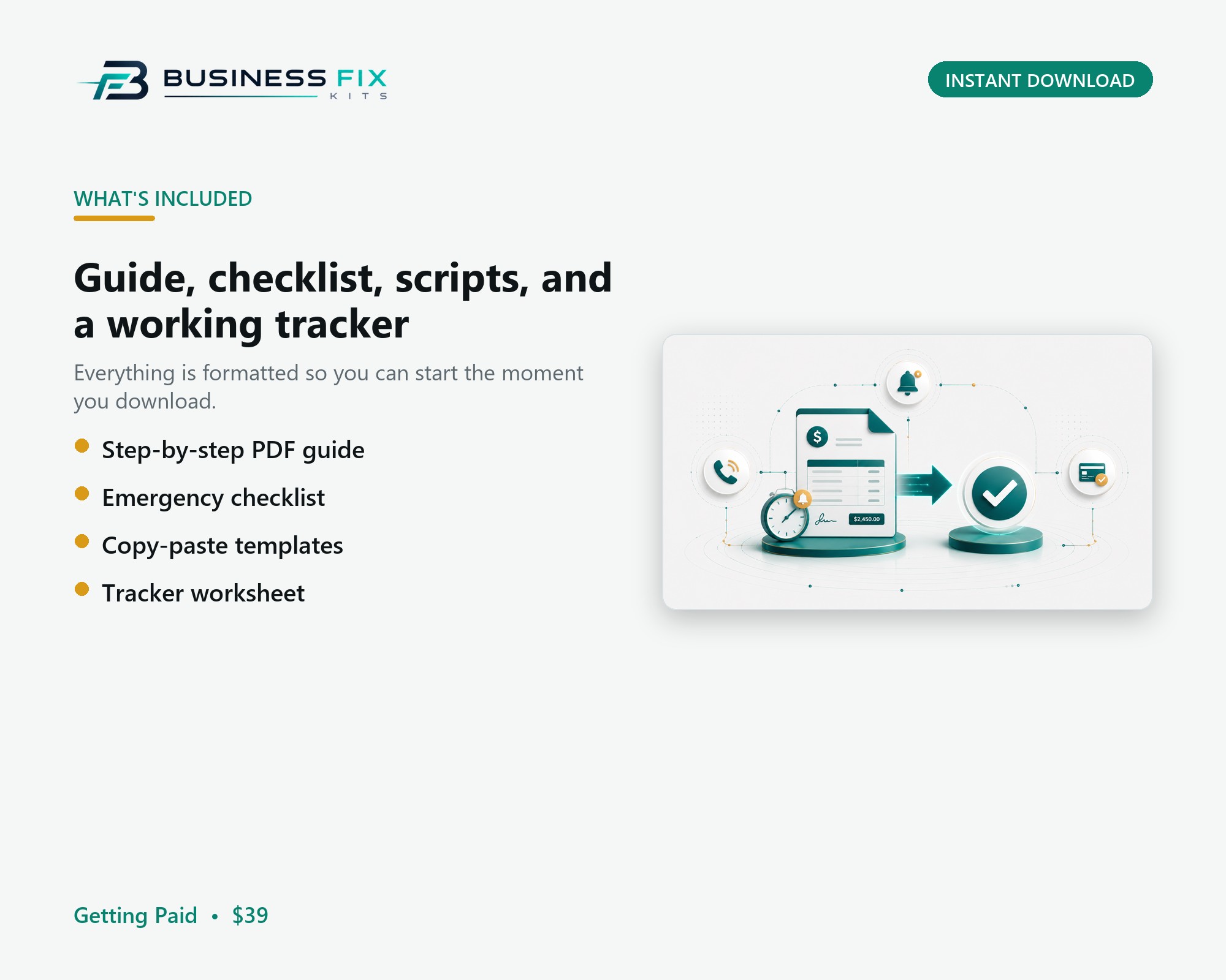 Late Invoice Collection Without Burning Relationships product photo