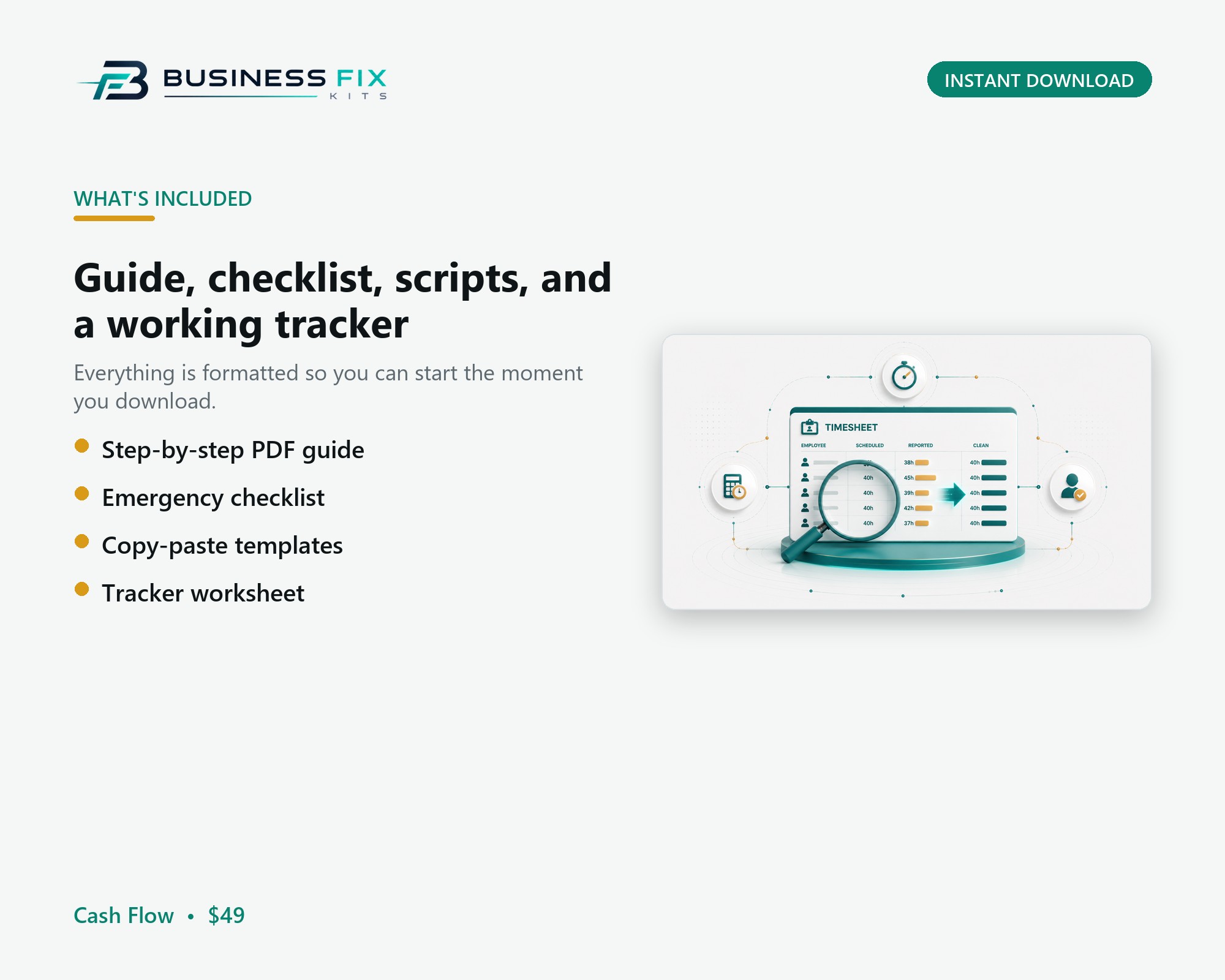 Payroll Error + Overtime Cleanup Kit product photo