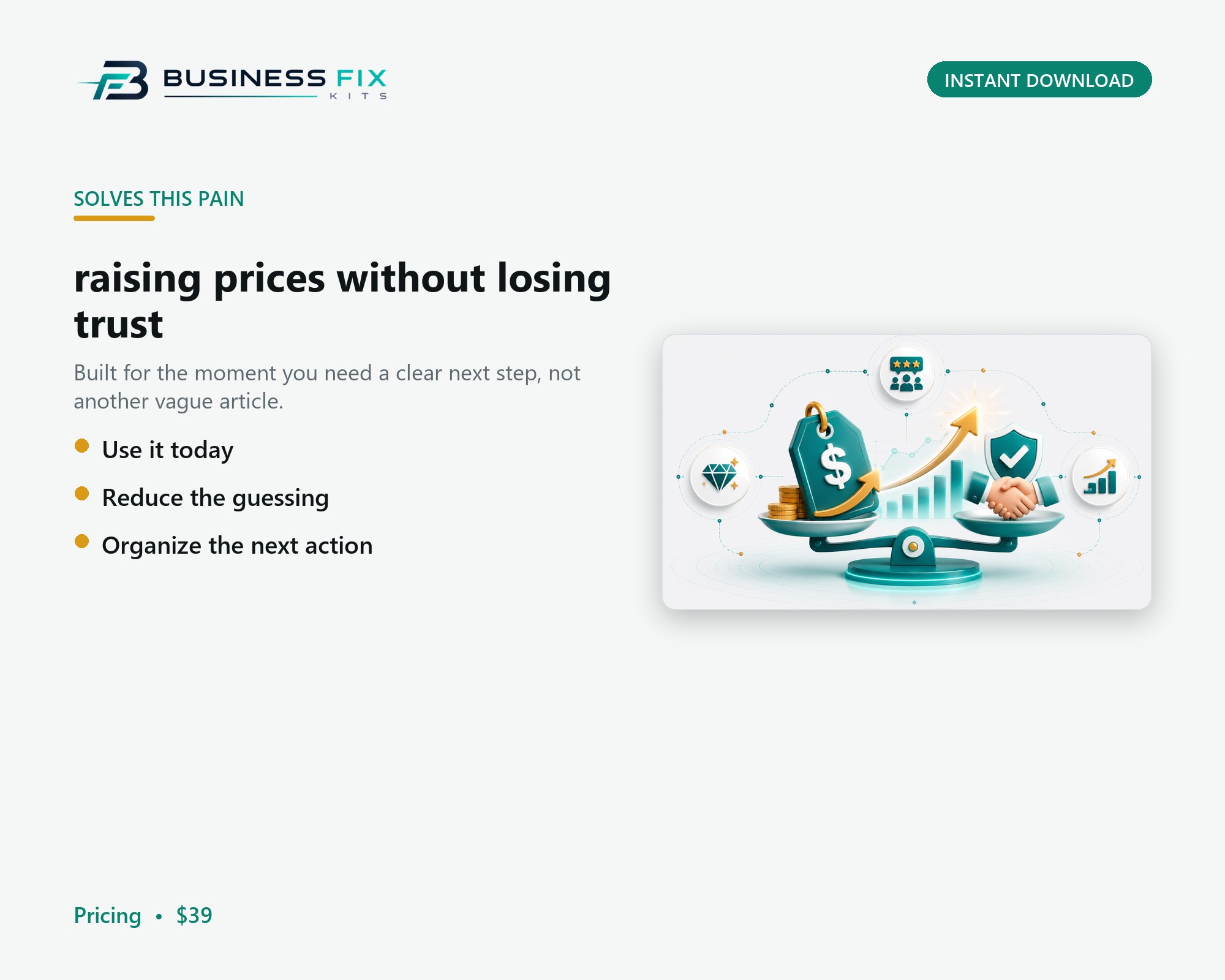 Price Increase Communication product photo