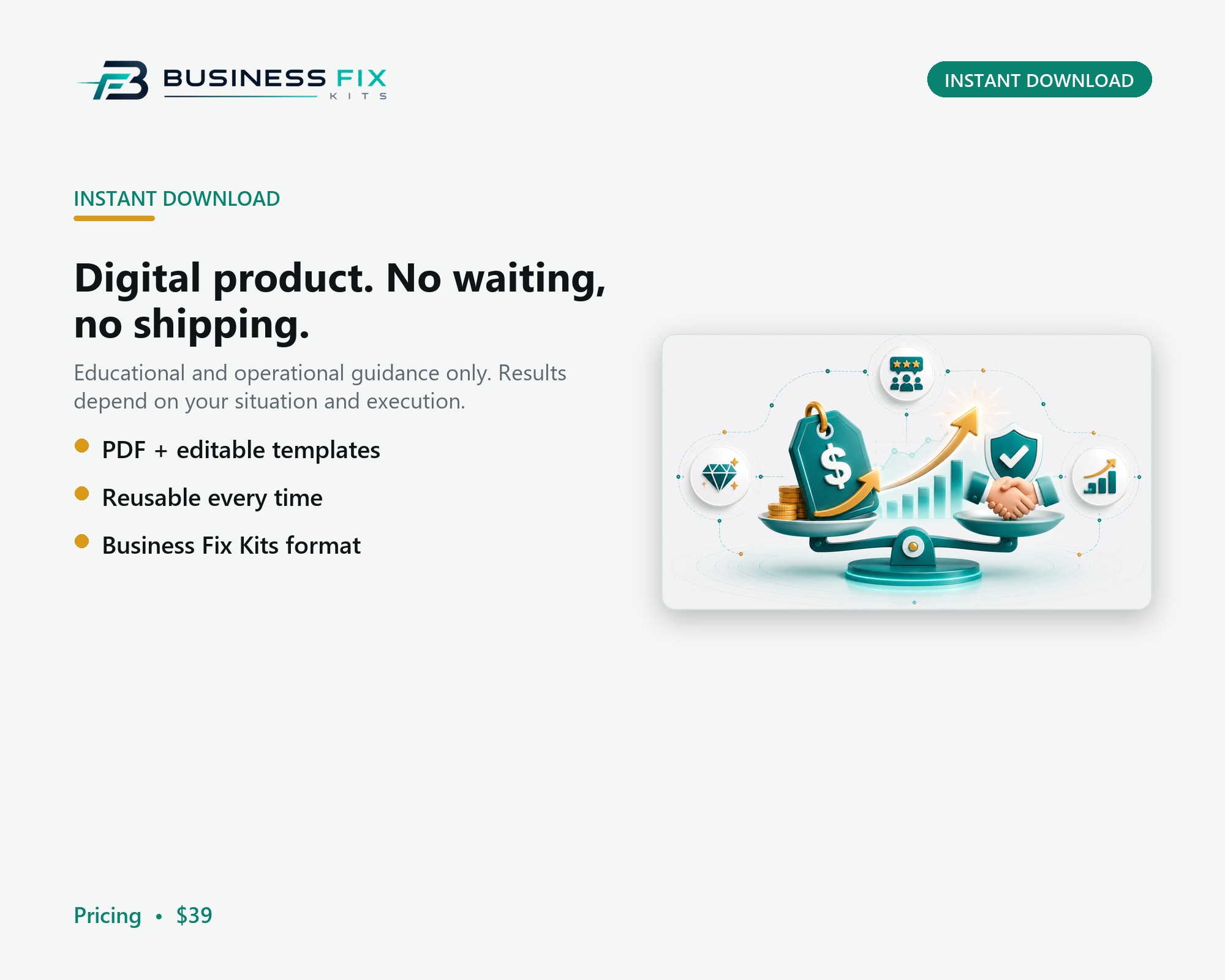 Price Increase Communication product photo