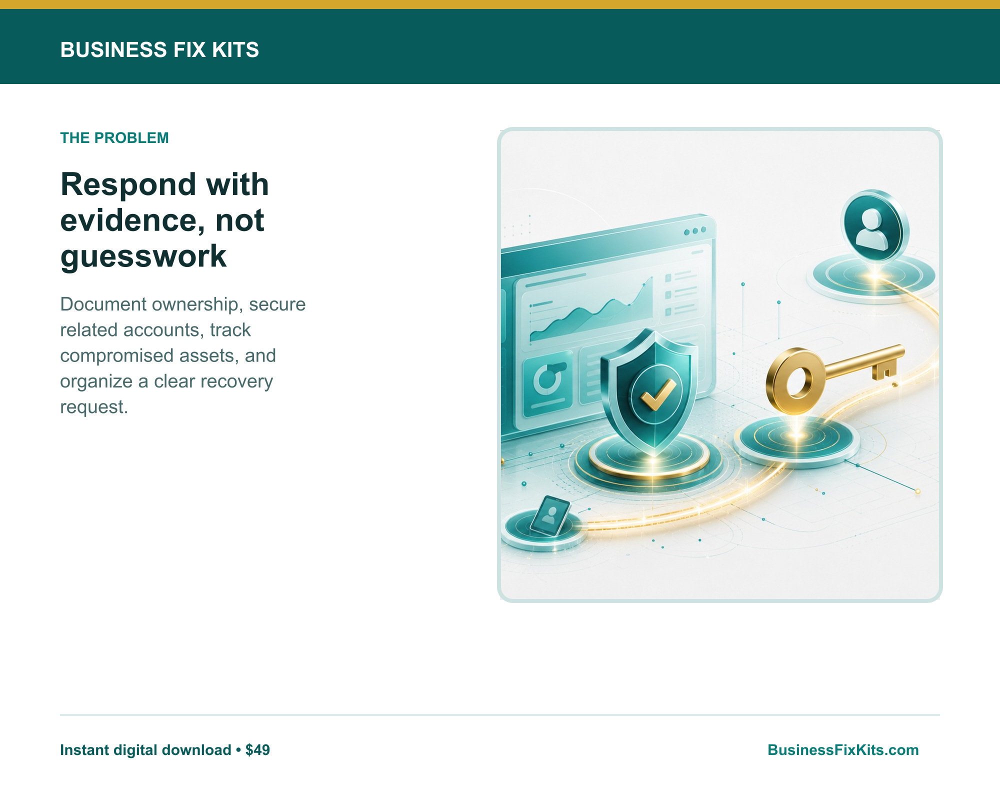 Facebook Business Page Hacked Admin Recovery Kit product photo