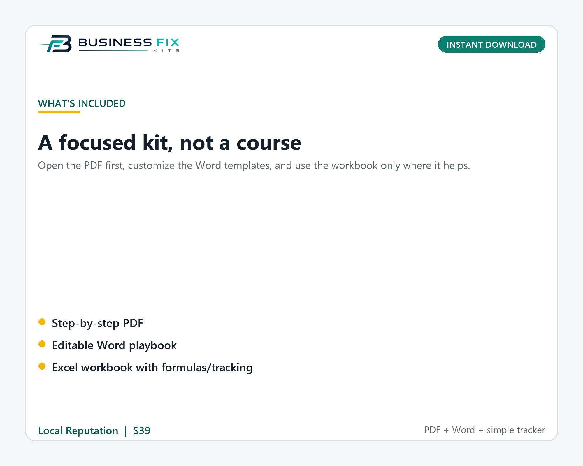 Google Merchant Center Misrepresentation Recovery Kit product photo