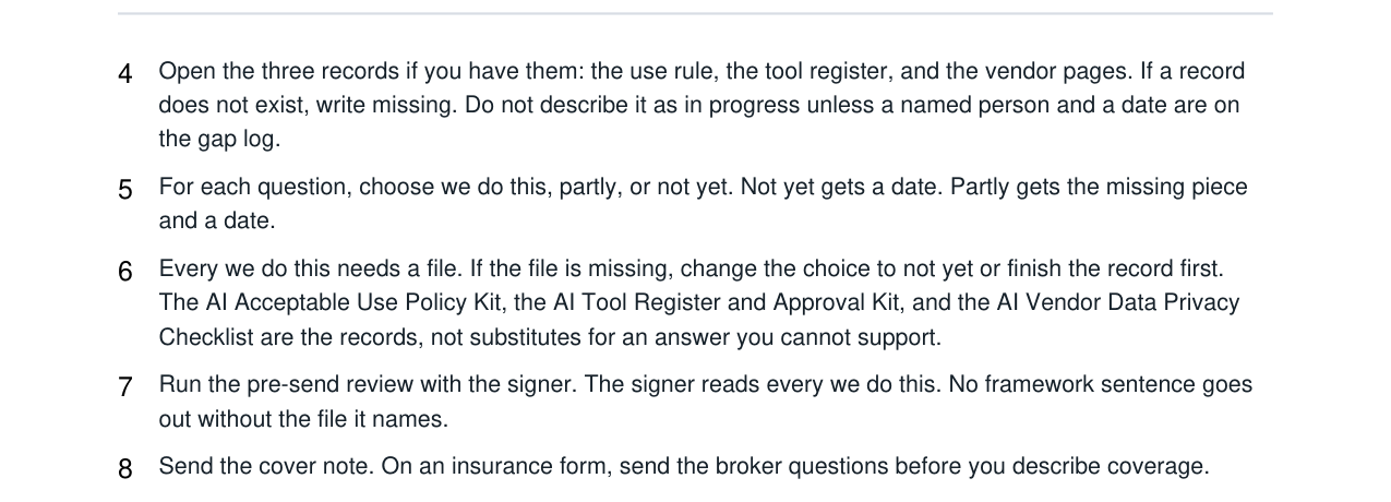 AI Security Questionnaire Answer Kit real file preview