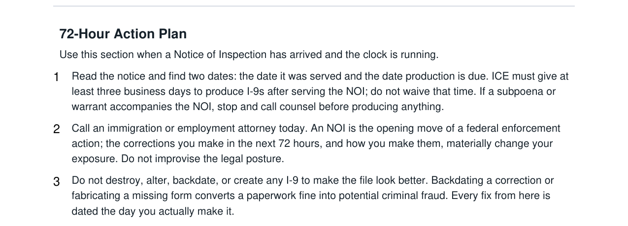 I-9 Audit + Missing Document Cleanup Kit real file preview