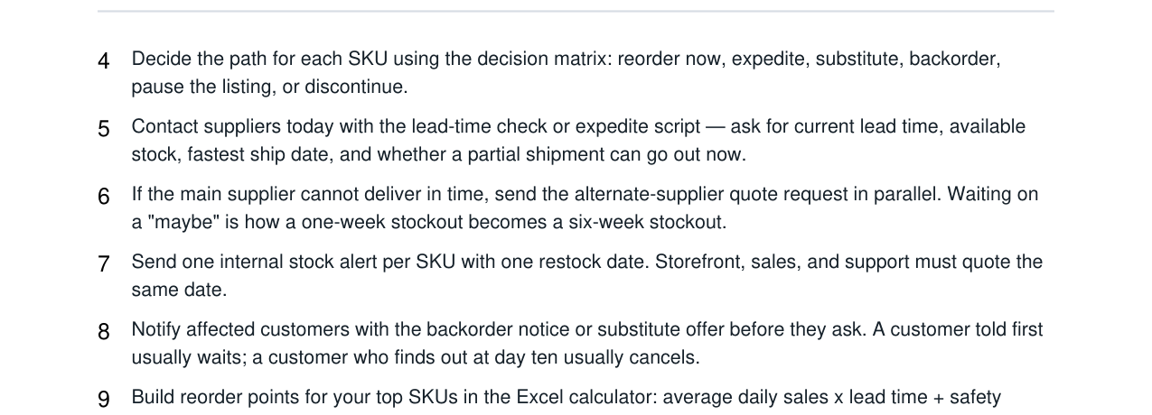 Inventory Stockout + Reorder Recovery Kit real file preview