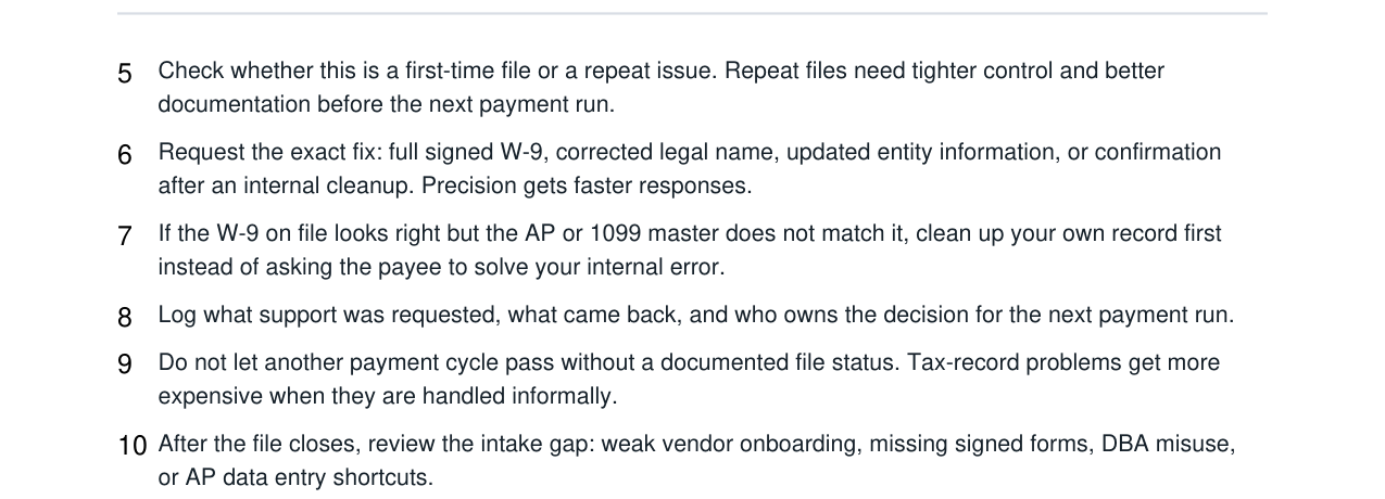 IRS B-Notice + Backup Withholding Cure Kit real file preview