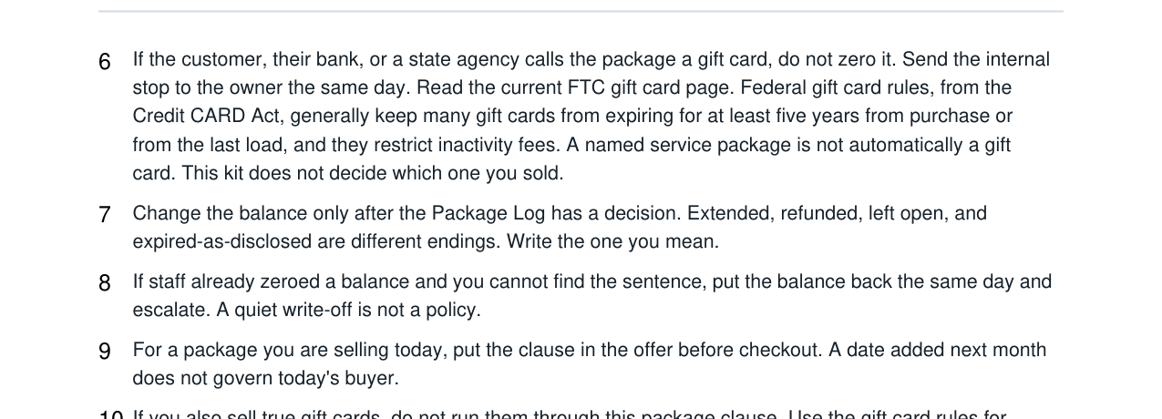 Paid Package Expiration Policy Kit real file preview