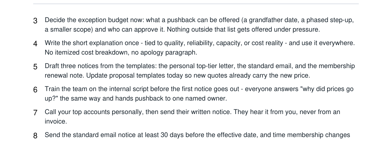 Price Increase Communication real file preview