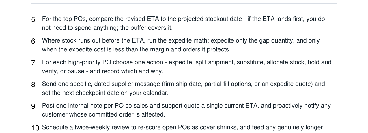 Purchase Order Delay + Reorder Prioritization Kit real file preview