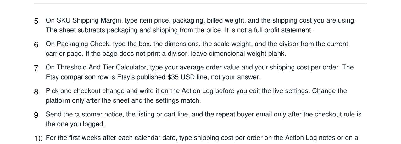 2027 Shipping Rate Increase Margin Reset Kit real file preview