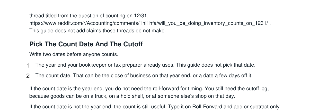 Year-End Physical Inventory Count Kit real file preview
